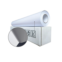 Rouleau de vinyle PVC blanc auto-adhésif durable brillant/mat pour autocollants imprimables à l'éco-solvant, décoration de voiture