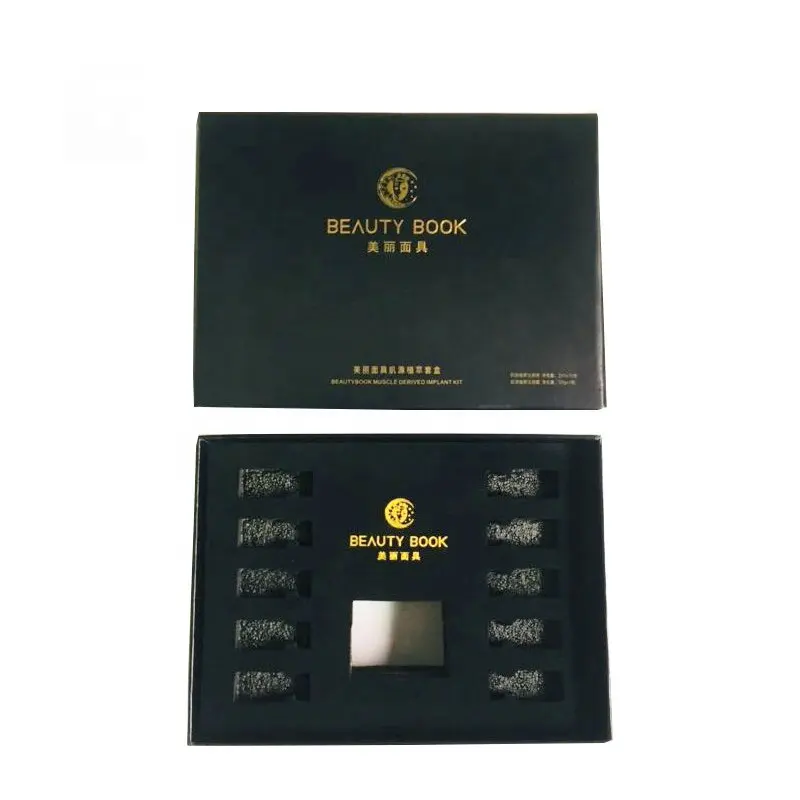 Kunden spezifisches Logo Starre Geschenk box Hand gefertigte Pappe Luxus kosmetik Geschenk box Verpackung Hautpflege Verpackung Grey Board Recycelbar