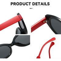 Lunettes de soleil rétro modernes CONCHEN 2026 pour femmes et hommes – Monture PC tendance et élégante pour usage quotidien en extérieur