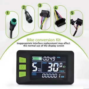 Ciclocomputador GPS para Patinete Eléctrico Fatbike, Accesorios para Patinete Eléctrico <span class=keywords><strong>Cycplus</strong></span>, Pantalla LCD, Velocímetro para Bicicleta - Product Image 3