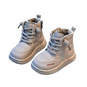 Zapatos de Estilo Coreano para Niños, Zapatos de Suela Blanda, Botas de Nieve para Niños, Botas Deportivas de Forro Polar Coral, Calzado - Product Image 5