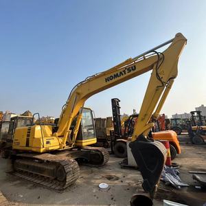 Excavadora de orugas Komatsu PC120 usada, excavadora de orugas de 13 toneladas con motor y componentes del núcleo del motor incluidos - Product Image 4