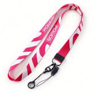 Promotional Lanyard Polyester Printing Neck Strap Lanyard With Logo ID Card Holder - Product Image 3