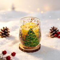 Vente en gros de cire de soja pour Halloween, bougies parfumées d'aromathérapie faites à la main