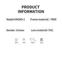 Lunettes de soleil de pêche légères TR90 à monture large semi-cerclée, verres polarisés TAC UV400, pour hommes et femmes, supporte la personnalisation du logo OEM