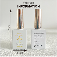 Vernis Gel UV LED Coloré Semi-Permanent en Gros, Liquide à Tremper pour Ongles, Bouteille pour Salon de Manucure
