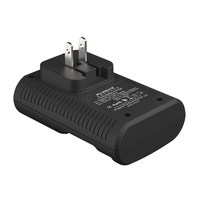 PUJIMAX populaire 6f22 9v chargeur de batterie aa aaa nimh chargeur de batterie rechargeable 4 emplacements chargeur de batterie rapide pour 9v aaa