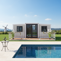 Maison préfabriquée pliable et extensible de 20/40 pieds, 2/3 chambres, norme australienne, en vente
