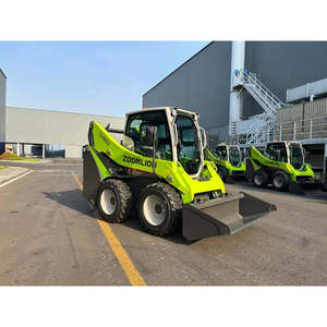 รถตักล้อยางขนาดเล็กมาตรฐานยูโร 5 ยี่ห้อ ZOOMLION รุ่น ZS090V น้ำหนัก 900 กก. รถตักล้อยางแบบสกิดสเตียร์ รถตักดินด้านหน้า รถตักดินด้านหลัง รถตักขนาดเล็ก - Product Image 3