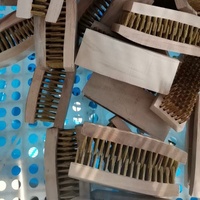 Brosses de nettoyage industriel du fabricant Poignée en bois multi-spécifications Fil d'acier inoxydable Support OEM personnalisable