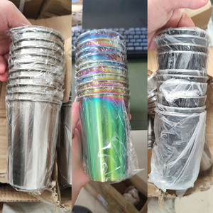 Gobelet en acier inoxydable design 600 ml 20 oz 30 oz avec couvercle magnétique, gobelet à café <span class=keywords><strong>de</strong></span> voyage original pour porte-gobelet <span class=keywords><strong>de</strong></span> voiture, électroplaqué rouge - Product Image 5