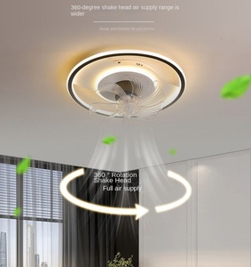 Multi Rings avec ventilateur Salon Salle à manger Plafonnier Creative Modern Bedroom LED Plafonniers pour la décoration intérieure Éclairage - Product Image 1