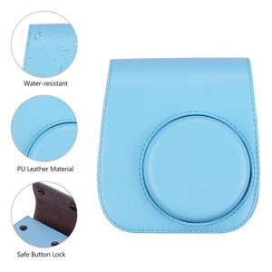 Étui pour <span class=keywords><strong>appareil</strong></span> <span class=keywords><strong>photo</strong></span> <span class=keywords><strong>instantané</strong></span> portable en cuir PU avec bandoulière compatible avec <span class=keywords><strong>Fujifilm</strong></span> Fuji <span class=keywords><strong>Instax</strong></span> <span class=keywords><strong>Mini</strong></span> <span class=keywords><strong>11</strong></span> - Product Image 3