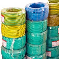 Kabel pegangan H07V-R BVR padat kabel kawat penghubung penggunaan otomatis isolasi PVC tahan api dalam berbagai ukuran