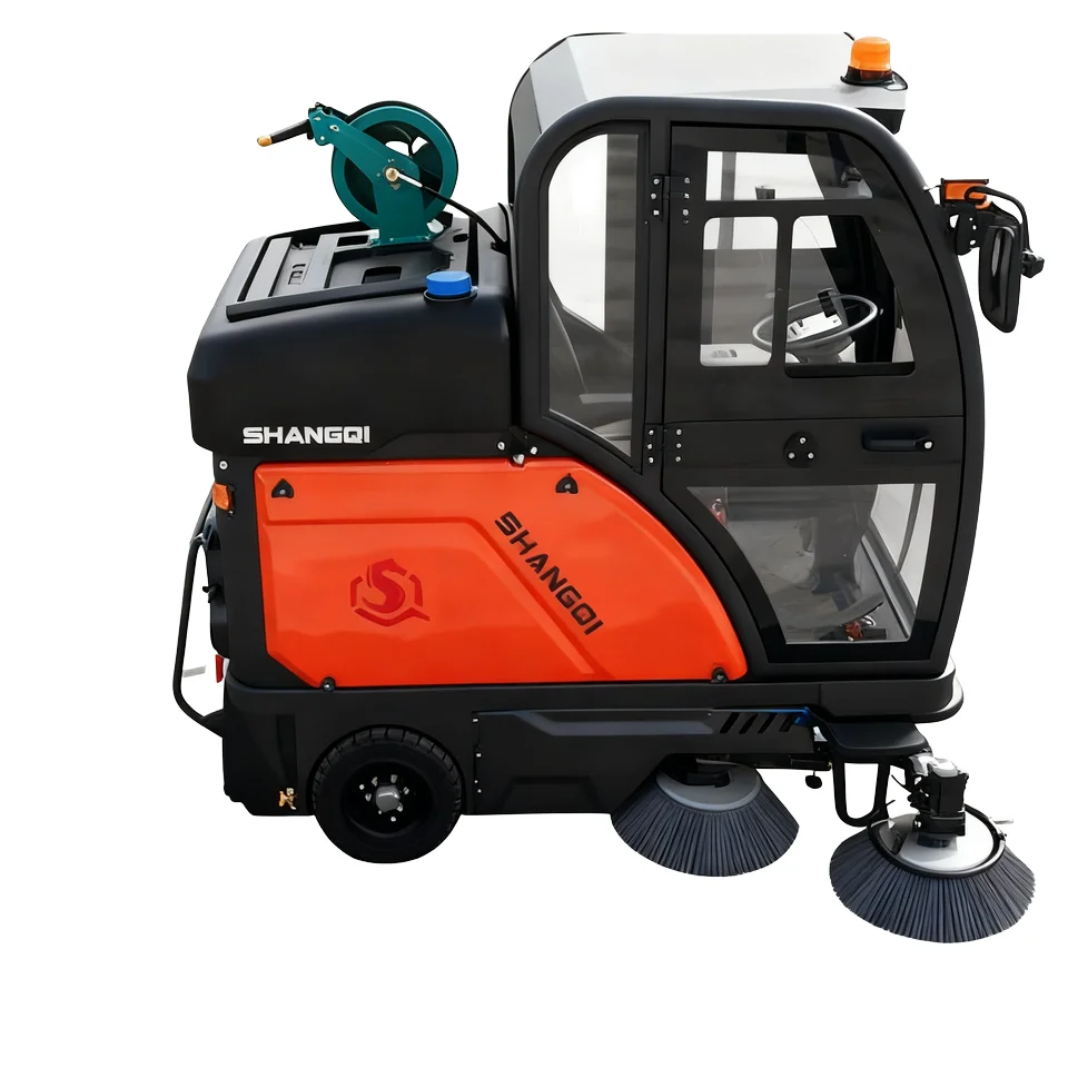 SW190 Heavy Duty Ride on Sweeper Electric Long Battery Life Dust ...
