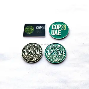 COP28 Dubai Conference Magnet Badge COP28 UAE Dubai Magnet Pin Factory COP28 UAE Brooch