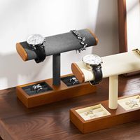 Youpin High-End Massief Hout Horloge Opbergrek Zwart Walnoot Horloge Display Rack Houder Creatieve Sieraden Armband Rack