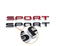 Kits de carrosserie en plastique ABS, lettres sport chromées personnalisées, emblèmes de voiture, autocollants de logo compatibles avec Range Rover
