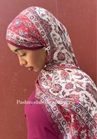 Nouveau Hijab Premium Sharut pour Femmes Musulmanes – Foulard Léger, Doux et Respirant, Élégant en Pashmina Imprimé Pashmodal Modal