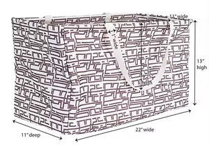 Bolsa de Lona Impermeable Personalizada al por Mayor de Fábrica, con Cierre de Cremallera, Bolsillo Interior, Reutilizable, de Gran Capacidad para - Product Image 3
