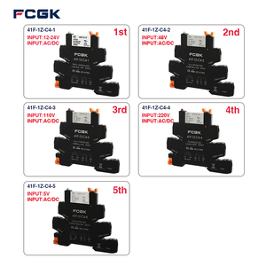 Fcgk 41f-1z-c4-1 6A Rơle siêu mỏng điều khiển DC gắn trên đường ray có thể tùy chỉnh cho OEM và ODM với dòng chuyển đổi tối đa 6A - Product Image 4