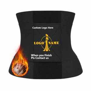 BAS quantité minimale de commande Vente en gros Femmes Dames Ventre Wraps Ceinture 15Cm Large Taille Élastique Trimmer Vendeur Bandage Wrap Bande Taille Formateurs - Product Image 2