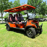 Kart électrique tout-terrain homologué pour la route, batterie lithium 48V 72V, buggy 4 à 6 places, voiturette de golf électrique