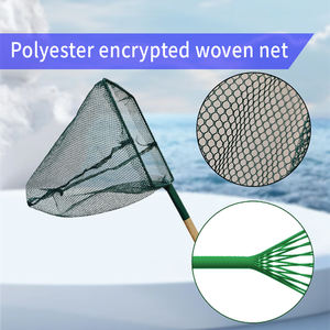 <span class=keywords><strong>Filet</strong></span> d'atterrissage en bambou carré pour les accessoires de pêche d'utilisation d'aquarium de capture de petits poissons - Product Image 5