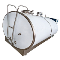 Réservoir de refroidissement de lait frais réservoir de réfrigération de lait stockage de conservation de produits laitiers équipement de ligne de production automatique de yaourt