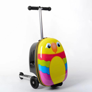 Hardshell <strong>Luggage</strong> Ride-on Trolley Suitcase Lightweight Carry-on <strong>Luggage</strong> <strong>Scooter</strong> with Wheels <strong>Kids</strong> Cute Ride-on Suitcase for T - Product Image 3