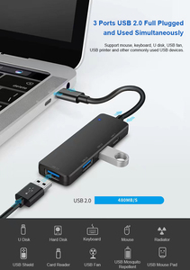 Typ C HUB 4 Port USB-C zu USB 3.0 Splitter Converter OTG Adapter Kabel Hub für Macbook Pro <span class=keywords><strong>iMac</strong></span> PC Laptop Notebook Zubehör - Product Image 3