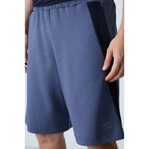 Shorts pour hommes en coton épais, doux et texturé, coupe standard, basique - 81280 - Oil - Product Image 3