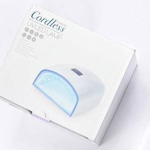 Lámpara de Uñas LED UV Inteligente Recargable Profesional Portátil de Gran Espacio para Secar Esmalte de Uñas en <span class=keywords><strong>Gel</strong></span> Herramienta de Manicura S10 - Product Image 4