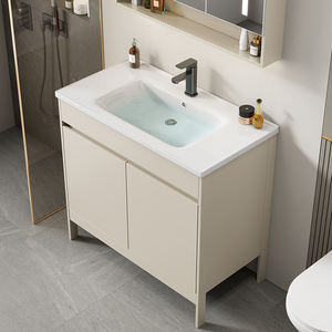 סוג רצפת אלומיניום חדר אמבטיה ארון רחצה הספק גבוה אחסון קרמי משטח שולחן קרמיקה עבור ארון אמבטיה - Product Image 1