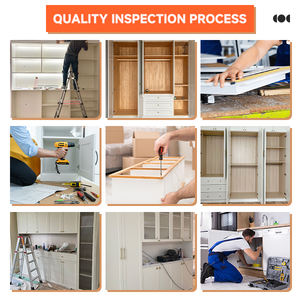 WISION <span class=keywords><strong>Armadio</strong></span> Guardaroba <span class=keywords><strong>a</strong></span> <span class=keywords><strong>Ponte</strong></span> con Toeletta Incorporata Eco-Sostenibile con 5+ Cassetti in Vetro di Lusso Moderno per Laboratorio e Hotel - Product Image 6