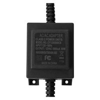 Transformateur extérieur 110/120V AC 12V/5A 60W pour éclairage paysager LED, étanche, convertisseur d'alimentation basse tension à brancher