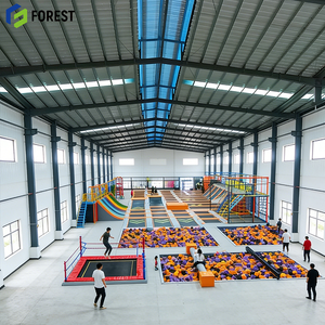 Steel Structure <b>Trampoline</b> Arena Professional Entertainment Venue Sturdy Astm Certified Customized Activity Center - Product Image 1