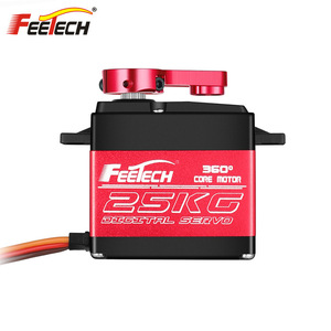 Feetech FT6325M 25KG ตัวเข้ารหัสแม่เหล็ก 360 องศา °   เซอร์โวดิจิตอล เกียร์เหล็กแรงบิดสูงสำหรับรถ RC เรือครอว์เลอร์ K141 - Product Image 2