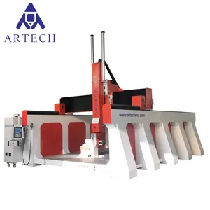 ARTECH 3050 5 축 atc cnc 라우터 밀링 기계 공기 냉각 스핀들