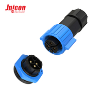 Connecteur étanche IP67 pour montage sur panneau M19, prise mâle circulaire à verrouillage par poussée, 2p 22p, pour connexions de fils