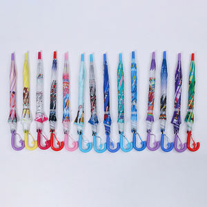 DD2721 Paraguas de Lluvia Moderno y Bonito con Diseño de Animales de Dibujos Animados, Apertura Automática, para Estudiantes y Niños - Product Image 1