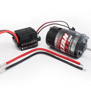 550 12T 21T 29T 35T Brushed Built-in Carbon Brush Waterproof Motor Equipped Maximum Current 320a ESC For 1:10 RC Crawler