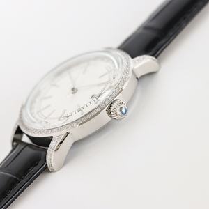 2026 Top-Quality Designer Designated Diamond-Engraved Ultra-Thin Mechanical <b>Watch</b> - Luxurious Men's Business <b>Watch</b> - Product Image 5