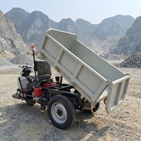 Tricycle électrique basculant mini SE-1.5, direct usine, moteur à engrenages robuste 2500W, capacité 1500kg, camion benne à trois roues pour l'exploitation minière