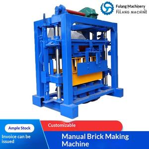 Máquina semiautomática para fabricar ladrillos QTF40-2, estándar de exportación, personalizable, para bloques huecos. - Product Image 1