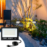 Projecteur LED RGB multicolore avec contrôle Wifi par application, entrée AC110V, 50W, 100W, 200W, RGBCW