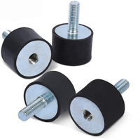 Support anti-vibration en caoutchouc sur mesure, type goujon, amortisseur de chocs en caoutchouc pour moteur, pompe, machine, isolateur de vibrations