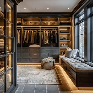 Armadi moderni elegante elegante organizzato lussuoso raffinato elegante e spazioso su misura elegante guardaroba in legno funzionale - Product Image 2