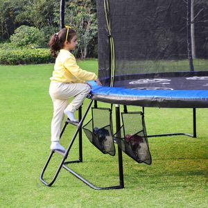 Pesan pabrik <span class=keywords><strong>2</strong></span> buah sepatu trampolin penyimpanan tas jala anak laki-laki/perempuan dengan <span class=keywords><strong>2</strong></span> tali kait dan lingkaran untuk penggunaan taman hiburan - Product Image 1