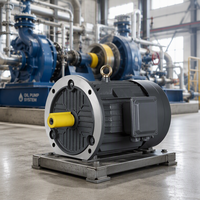 Moteur à induction industriel IP55 220V/380V triphasé modèle B5 pour pompe à huile